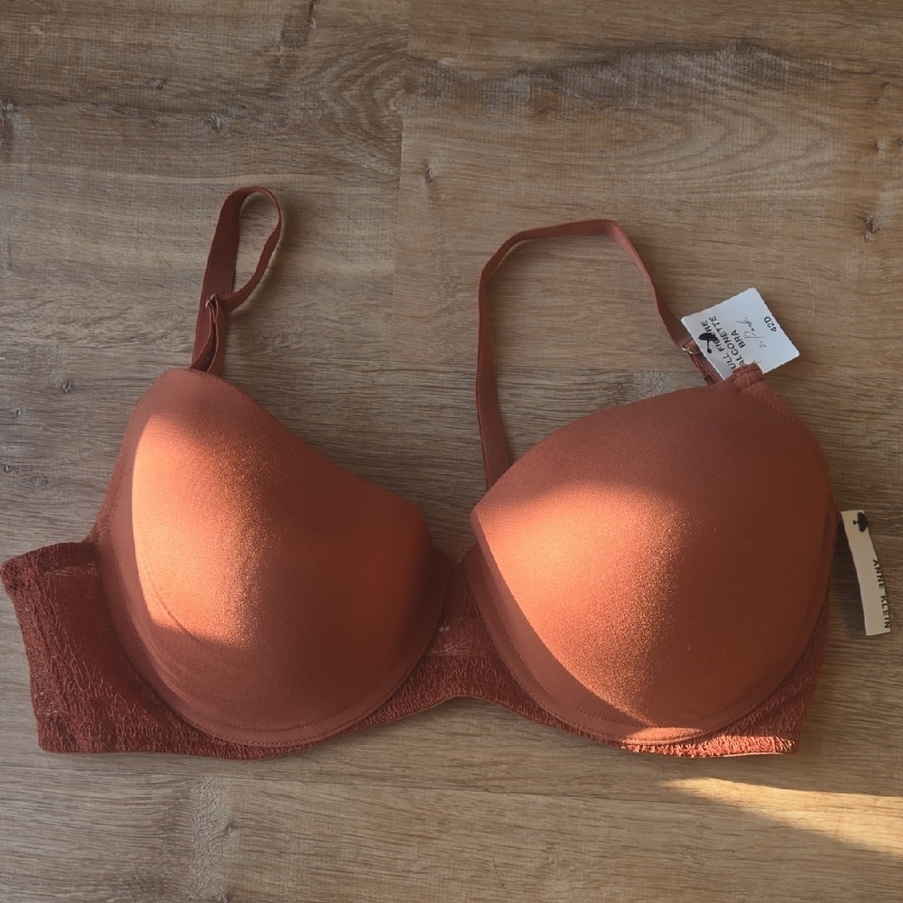 NWT Anne Klein Full Figure Balconette Bra SZ 42 D